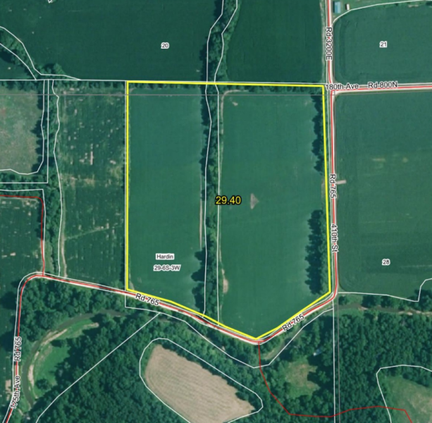 29.4 Acres · 89% Tillable · Pike County, Illinois