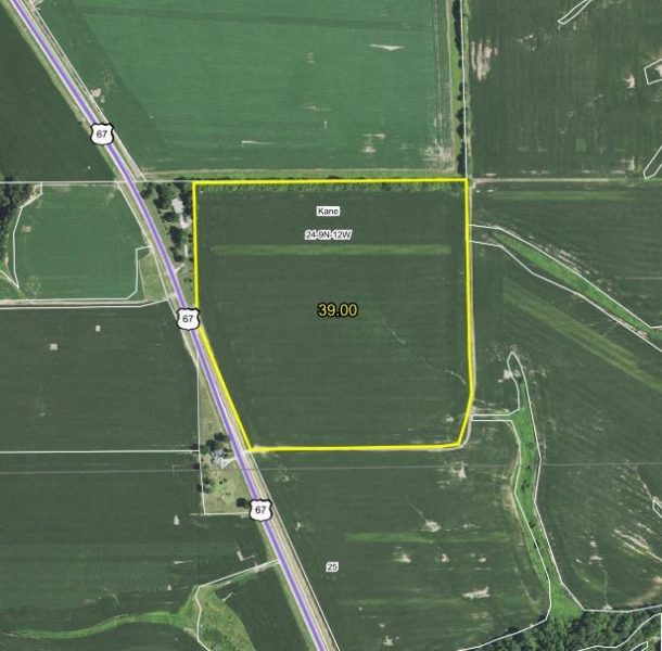 39± Acres · Class A, 96% Tillable · Greene County, Illinois