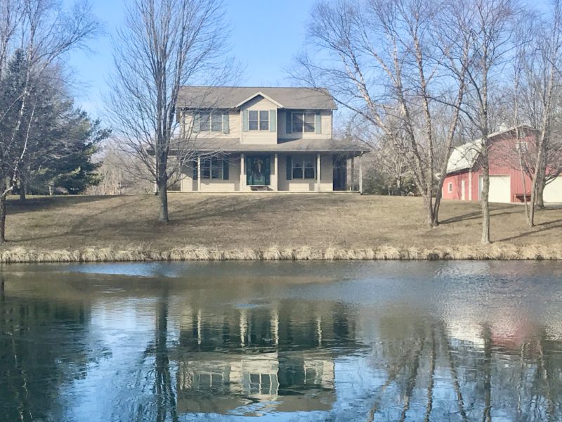 Home with Pond on 7.8 Acres · Franklin, IL