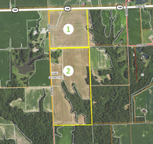 120.98± Acre Land Auction · 2 Tracts · Greene County, Illinois