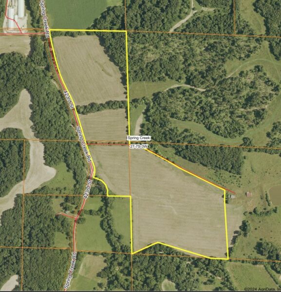 Tillable Farmland · 55.54± Acres · Pike County, Illinois