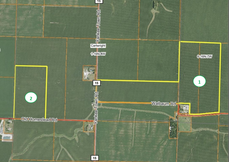 150.75± Acres as 2 Tracts ∙ Class A Tillable Farmland ∙ Sangamon County, Illinois