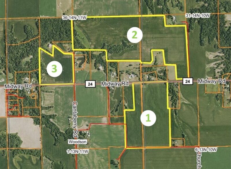 298.33± Acre Sealed Bid Auction · 3 Tracts · Morgan County, IL